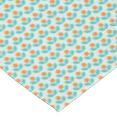 Nappe Motif orange géométrique de style scandinave (Angle)