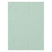 Nappe Motif orange géométrique de style scandinave (Devant)