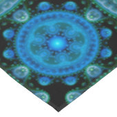 Nappe Motif oriental bleu fractal (Angle)