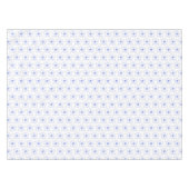 Nappe Motif Outline Edelweiss bleu et blanc (Devant (Horizontal))