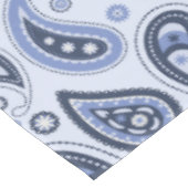 Nappe Motif Paisley Bleu (Angle)