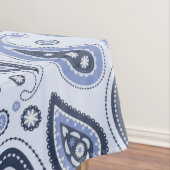 Nappe Motif Paisley Bleu (In Situ)