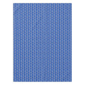 Nappe Motif Paisley, bleu cobalt et blanc (Devant)