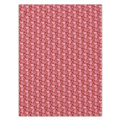 Nappe Motif Paisley, rouge foncé, rose et blanc (Devant)