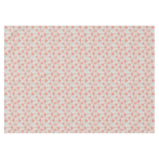 Nappe Motif Pastel Palm Tree (Devant (Horizontal))