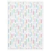 Nappe Motif pastel rayures et points (Devant)