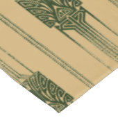 Nappe Motif Peacock Abstrait Art déco vintage (Angle)