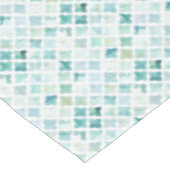 Nappe Motif peint à la main de turquoise (Angle)