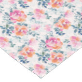 Nappe Motif peint de roses (Angle)