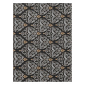 Nappe Motif persan - noir et or d'aquarelle (Devant)