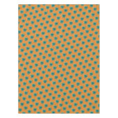 Nappe Motif pivotant - Turquoise bleu bleu orange jaune (Devant)