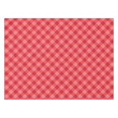 Nappe Motif plaid concepteur rouge et rose (Devant (Horizontal))