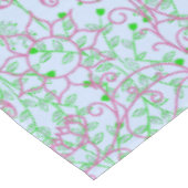 Nappe motif plante.14C Rose Floral LBG (Angle)