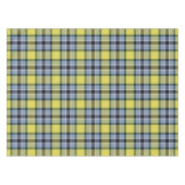Nappe Motif plat moderne bleu et jaune Tartan (Devant (Horizontal))