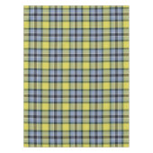 Nappe Motif plat moderne bleu et jaune Tartan (Devant)