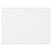 Nappe Motif Pois noir blanc classique  (Devant (Horizontal))