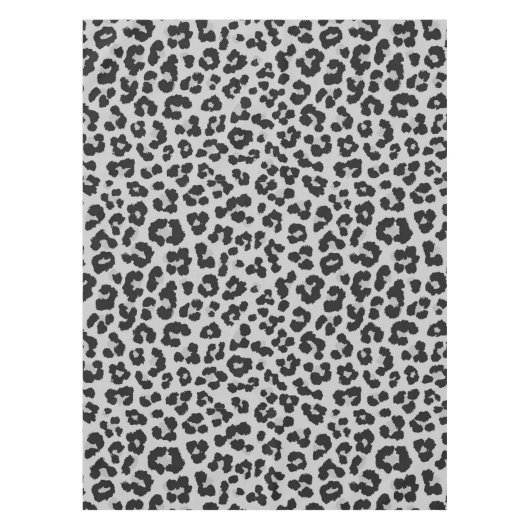 Nappe Motif Poster de animal de Grey Grey Ash Leopard Ch (Devant)