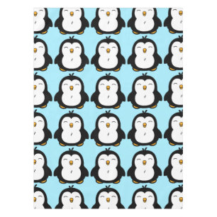 Nappe Motif potelé mignon d'image de pingouin