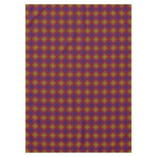 Nappe Motif psychédélique Rainbow Chevron (Devant)