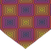 Nappe Motif psychédélique Rainbow Chevron (Angle)