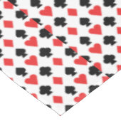 Nappe Motif quatre formes de carte (Angle)