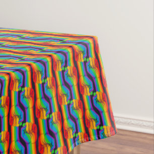 Nappe Motif Rainbow Fist