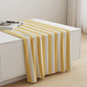 Nappe Motif rayé de l'or foncé à l'argent clair