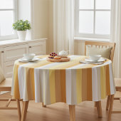 Nappe Motif rayé de l'or foncé à l'argent clair
