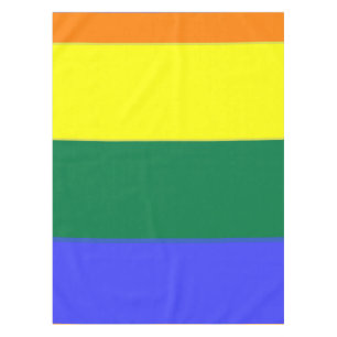 Nappe Motif rayé du drapeau arc-en-ciel gay pride