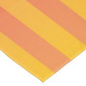 Nappe Motif rayé jaune orange (Angle)