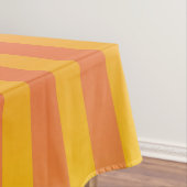 Nappe Motif rayé jaune orange (In Situ)