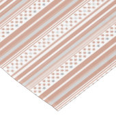 Nappe Motif rayé marron avec étoiles (Angle)
