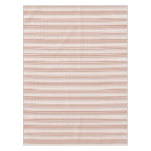 Nappe Motif rayé marron avec étoiles (Devant)
