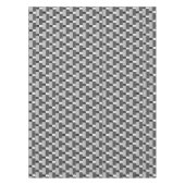 Nappe Motif rayé noir blanc argent gris (Devant)