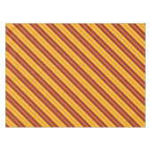 Nappe Motif rayé orange d'automne simple (Devant (Horizontal))