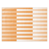 Nappe Motif rayé orange et blanc (Devant (Horizontal))