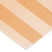 Nappe Motif rayé orange et blanc (Angle)