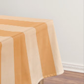 Nappe Motif rayé orange et blanc (In Situ)
