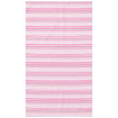 Nappe Motif rayé rose avec étoiles (Devant)