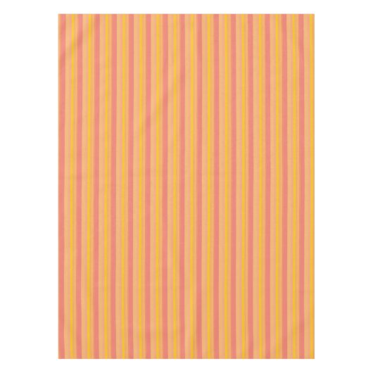 Nappe Motif rayé rose et orange (Devant)