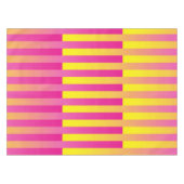Nappe Motif rayé rose jaune orange (Devant (Horizontal))