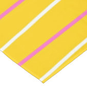 Nappe Motif rayure verticale jaune (Angle)