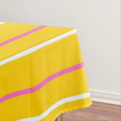 Nappe Motif rayure verticale jaune (In Situ)