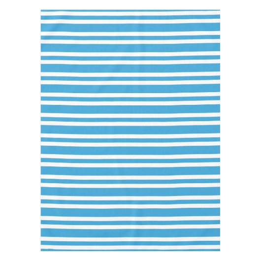 Nappe Motif Rayures Bleu Blanc (Devant)