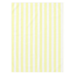 Nappe Motif rayures jaunes pastel nautiques ensoleillés