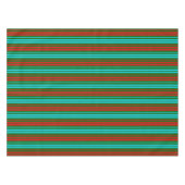 Nappe Motif rayures vert rouge bleu (Devant (Horizontal))
