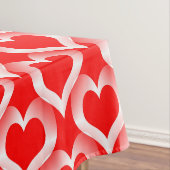 Nappe Motif Red White Hearts (In Situ)