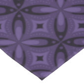 Nappe Motif Rétro de Couleur Violet Foncé (Angle)