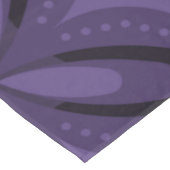 Nappe Motif Rétro de Couleur Violet Foncé (Angle)