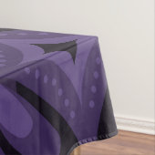 Nappe Motif Rétro de Couleur Violet Foncé (In Situ)